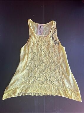 Fleur De Lis Sheer Lace Tunic 
Size Medium 
NWOT